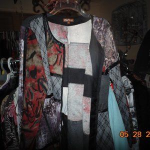 EUC, Obstinee by IKA ,Jacket-Zippered   Size 10